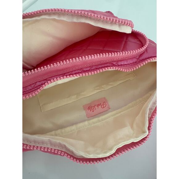Pink lily cross body Fanny bag - Picture 6 of 8